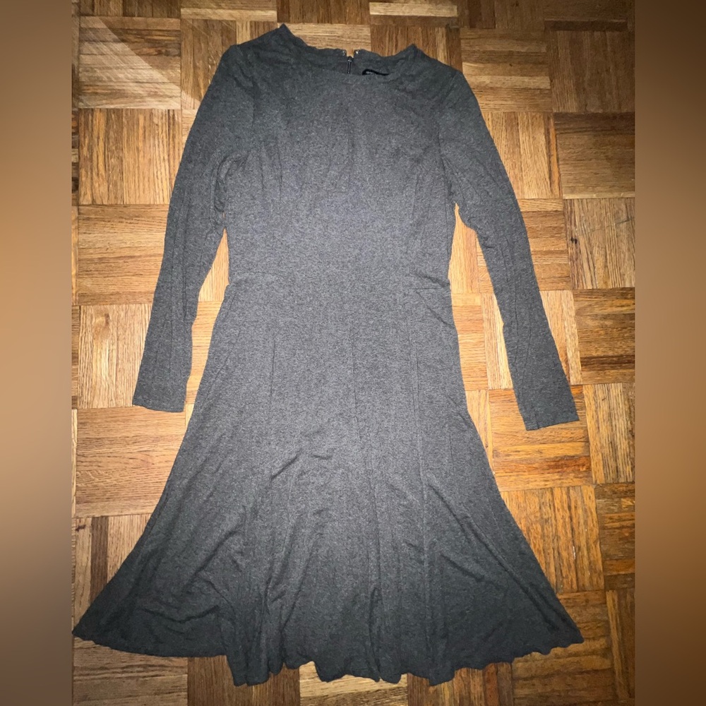 Tommy Hilfiger Charcoal Long Sleeve Dress